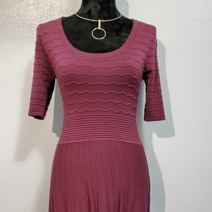 Maroon Sweater dress